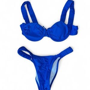 Vibrant Blue Bikini Set